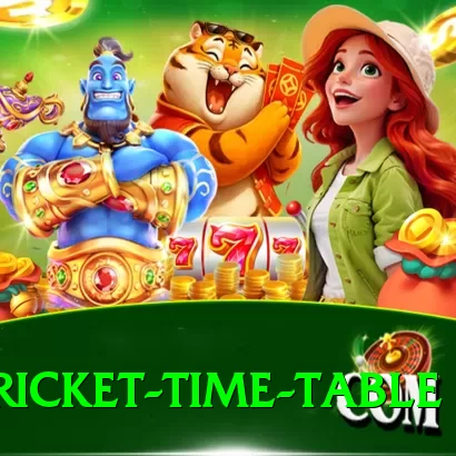 cricket time table - Slots Elite - 2